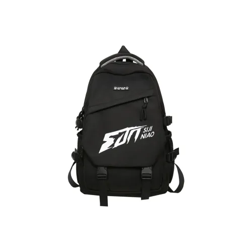 Huangmu Нейлон Студенческий Рюкзак Стандартный Унисекс Синий Черный Белый Серый Красный