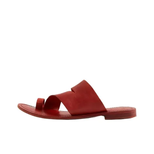 FREE PEOPLE Шлепанцы Женские Red