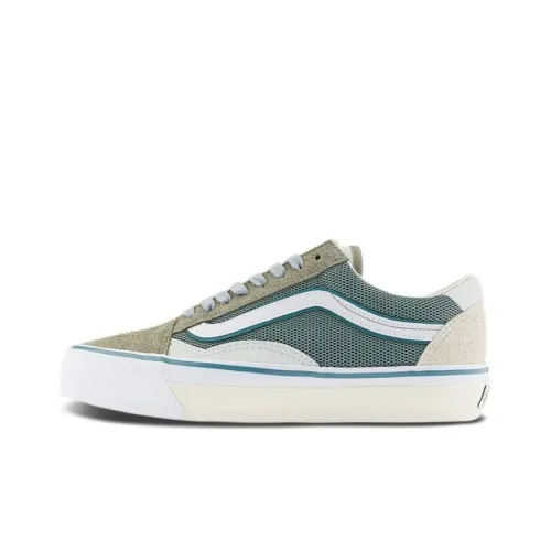 Vans Скейтборд Кроссовки Низкие Бежево-Зеленые Унисекс