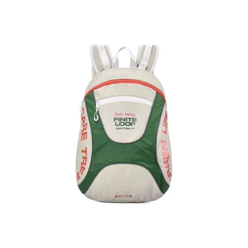 FINITE LOOP Переработанный материал Рюкзак Стандартный Унисекс Хаки