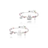 Карнавал Вечеринка Маленький Призрак Браслет Белый + Яркий Пара