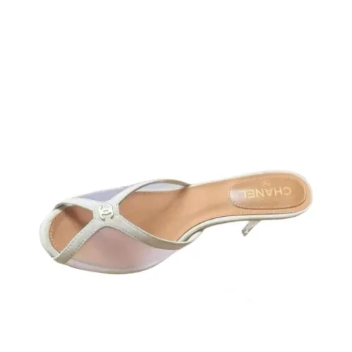 CHANEL Слипоны Женские Белые