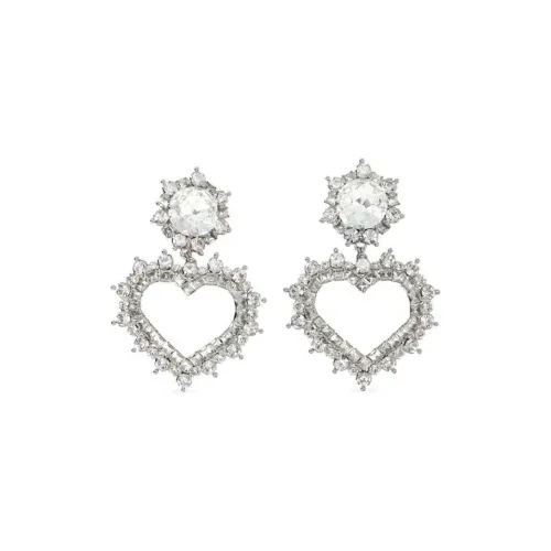 Alessandra Rich Брассовые серьги Женские Серебряные