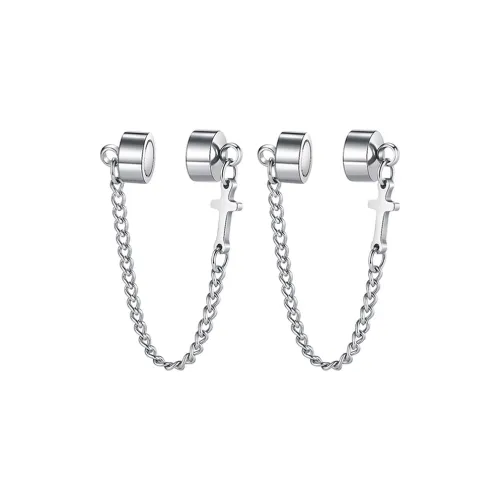 BYG Титановая сталь Нижняя заколка Серьги On Unisex