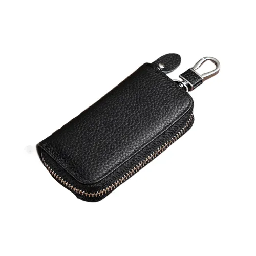 OUZIHUANG Коровья кожа Key Pouch Стандартный Мужской Черный Коричневый Светло-синий Серый Экрю