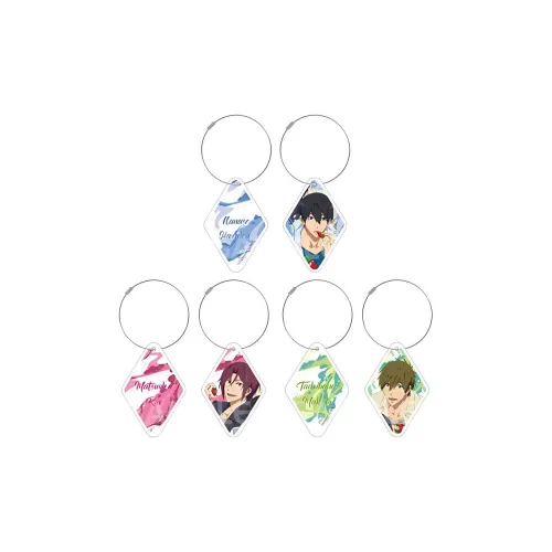 Xhdm Бесплатно! Iwatobi Плавание Клуб Рин Мацука Макото Татибана Харука Нанасэ Подвески аниме-тематики