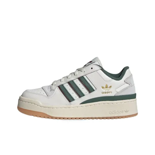 Adidas Originals FORUM BOLD STRIPES Низкие Кроссовки для скейтбординга Женские Белый Зеленый