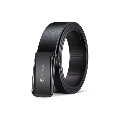 AUGTARLION Повседневный бизнес Плавный замок Ремень Брюки Спилок коровьей кожи Мужской ремень 3,5 см