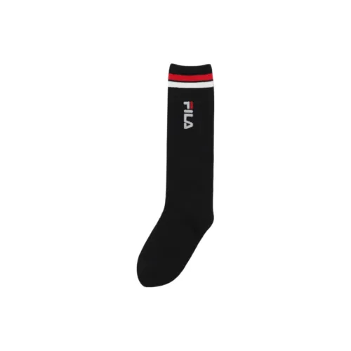 FILA 1 шт Черные Унисекс Колено высокие Носки