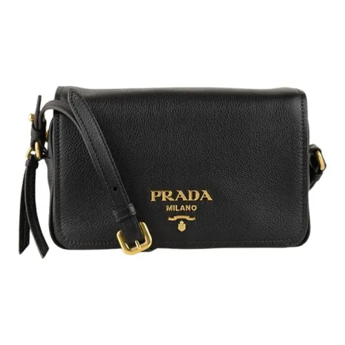 PRADA Сумка через плечо из кожи сумка на плечо женская черная