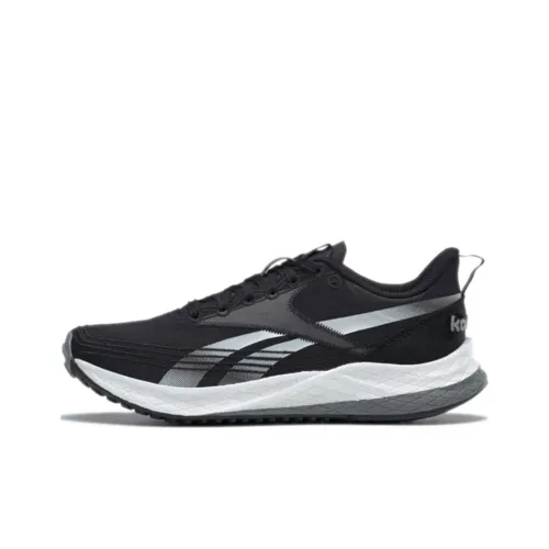 Reebok Устойчивый к истиранию противоскользящий амортизация дышащий низкий верх беговые кроссовки женские черный