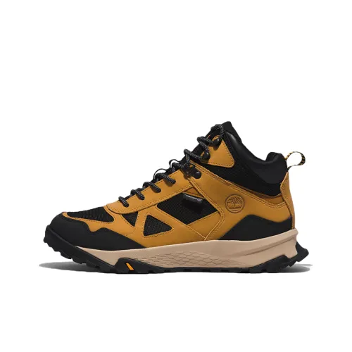 Timberland Lincoln Peak Slip-resistant Abrasion-resistant High Top Streetwear Men's Yellow Black Тимберленд Линкольн Пик Антислип Резистентный к Износу Высокий Топ Уличная Обувь Мужская Желтый Черный