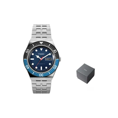 TIMEX Автоматический Механический Механизм Мужские Часы 40 мм Синий