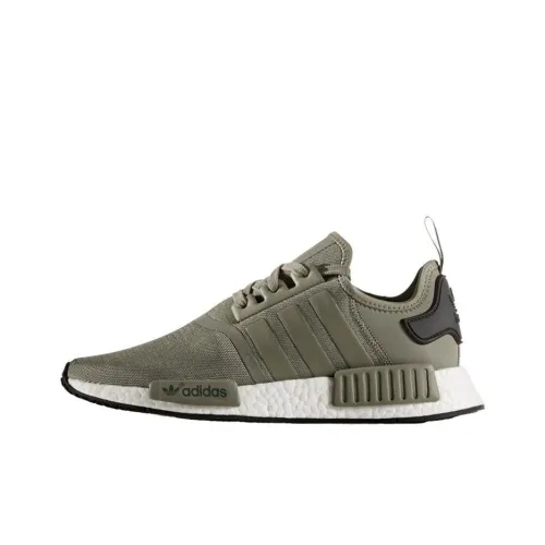 Adidas Originals NMD_R1 Trace Cargo Shock Absorbers Slip-resistant Low Top Casual Shoes Unisex Green Black Adidas Originals NMD_R1 Trace Cargo Shock Absorbers Низкий топ повседневная обувь унисекс зеленый черный