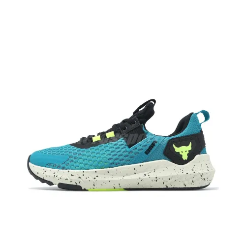 Under Armour Project Rock BSR 4 Slip-Resistant Abrasion-Resistant Low-Top Training Shoes Men's Blue Утеряющий сцепление устойчивый к истиранию низкий топ тренировочные кроссовки мужской синий