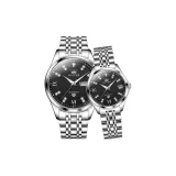 Стальной браслет, глубокий черный.