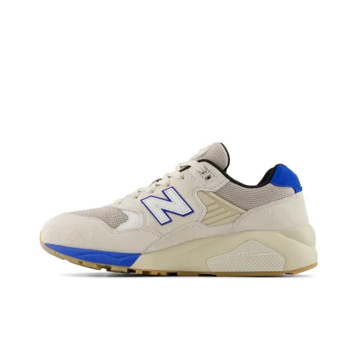 New Balance NB 580 Амортизация Износостойкий Низкий Топ Беговые кроссовки Мужские Сине-белые