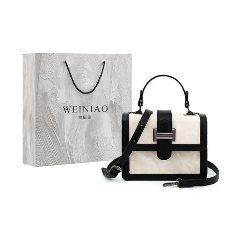 Vigno Маленькая квадратная сумка из синтетической кожи сумка через плечо сумка для женщин экрю черный