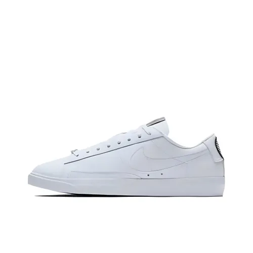 Nike Blazer День святого Валентина Slip-resistant Abrasion-resistant Lightweight Low Top Скейтборд Кроссовки Женские Белые