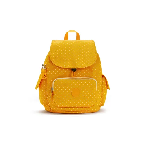 Kipling Полиамид Рюкзак Средний Унисекс Желтый