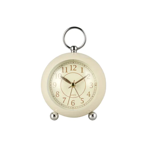 HENSE Кварцевый механизм металлические настольные часы унисекс белый циферблат модель HA06