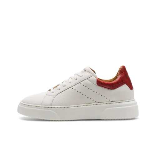 Magnanni Тереза Низкие Кроссовки для скейтбординга Женские Белые Красные