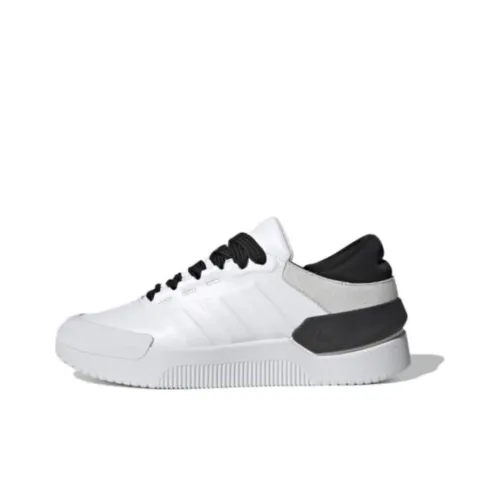 Adidas Court Funk Амортизация Низкий Топ Теннисные Кроссовки Женские Белый Черный