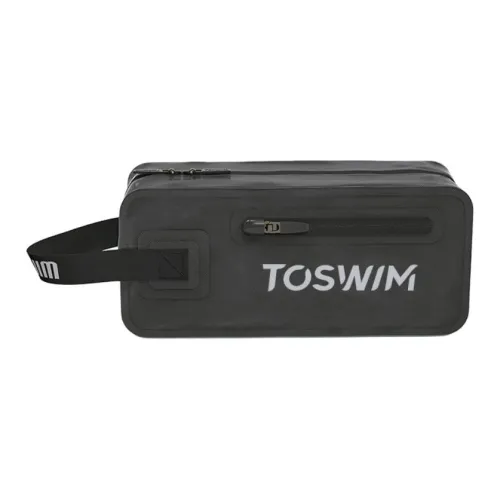 TOSWIM Нейлоновая Сумка для плавания Унисекс Черная Желтая