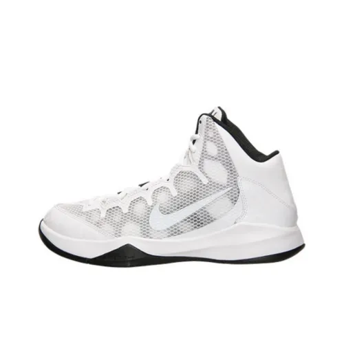 Nike Дышащий MID Топ Беговые кроссовки Унисекс Серый Белый