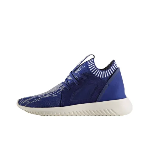 Adidas Originals Tubular Defiant Slip-Resistant Abrasion-Resistant Low Top Casual Women's Blue Silver Adidas Originals Tubular Defiant Slip-Resistant Abrasion-Resistant Низкий Топ Повседневный Женский Синий Серебряный