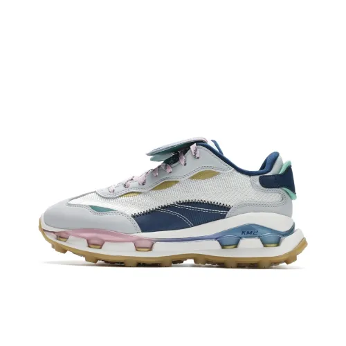 FILA KM2 Casual Low Top Молочно-белый/Лунный Каменный Серый Женский
