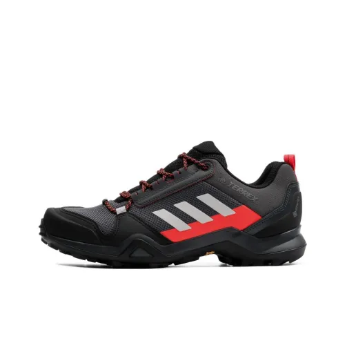 adidas Terrex AX3 GTX Gore Te Дышащий Низкий Топ Уличная Обувь Мужская Черный Серый Оранжевый