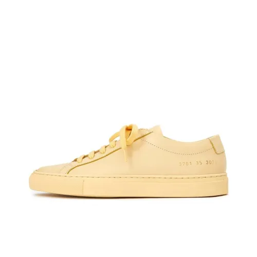 COMMON PROJECTS Скейтборд Кроссовки Низкие Желтые Женские