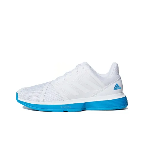 Adidas Courtjam Bounce Slip Resistant Abrasion Resistant Дышащий Низкий Топ Кроссовки для тенниса Мужские Белые