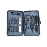 Джинсовый черный 16-предметный комплект