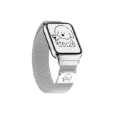 (Tipsy Puppy) Лазерная гравировка Миланский ремень - Серебряный