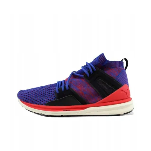 PUMA Shock Absorbers Slip-Resistant Abrasion-Resistant Lightweight High Top Беговые кроссовки Мужские Фуксия