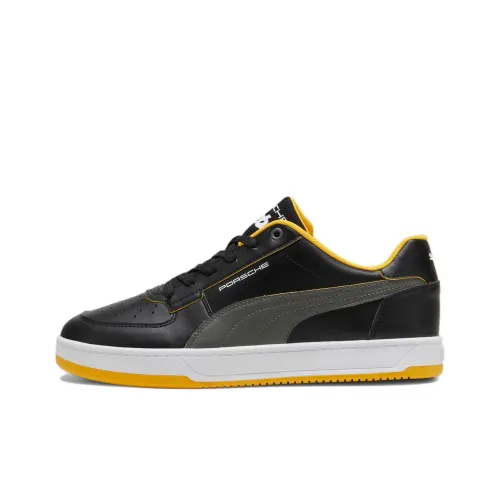 PUMA Caven 2,0 Porsche Legacy Caven 2,0 Амортизация Износостойкие Низкие Кроссовки для скейтбординга Унисекс Черные