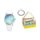 Серебряный, Like Бамбук Strength Кварцевый Часы, Коробка