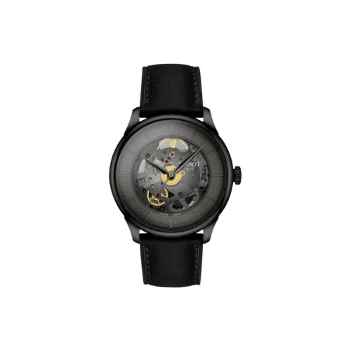 TISSOT Автоматический Механический Механизм Мужские Часы Tourelles Collection 39 мм Скелет