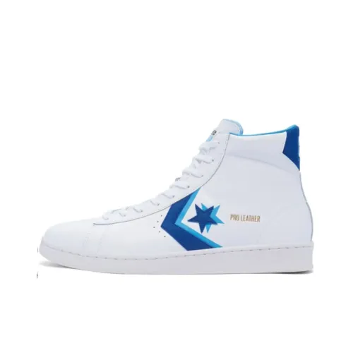 Конверс Cons Pro Leather Pro Leather Double Logo Высокие кеды противоскользящие высокие кеды для скейтбординга унисекс белые синие