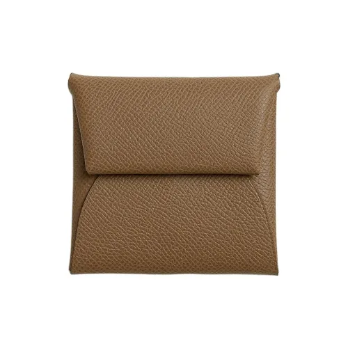 HERMES Bastia Кошельки Каштановый и Мятно-зеленый Женские