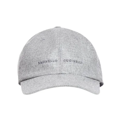 BRUNELLO CUCINELLI Кашемир Бейсболки Мужской Серый