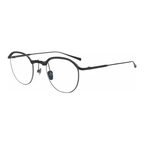 MASUNAGA Титан Нерегулярная форма OPTICAL Очки Унисекс Серебристо-черный