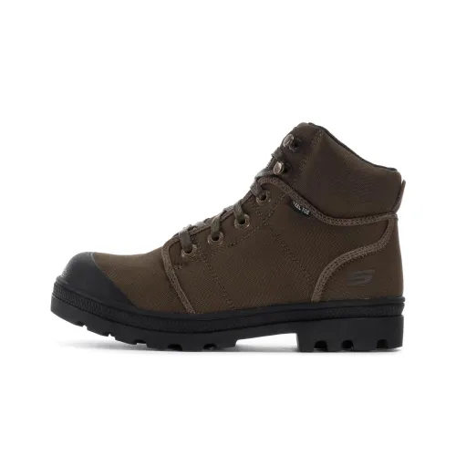 SKECHERS WORK ROTUND DARRAGH ST Короткий Мартин Boot Женские Коричневый