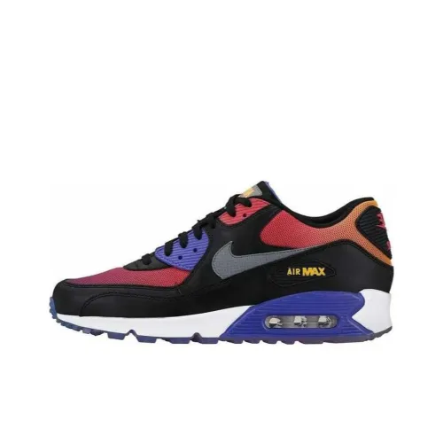 Nike Air Max 90 Low Топ Повседневные Беговые Кроссовки Унисекс Черные