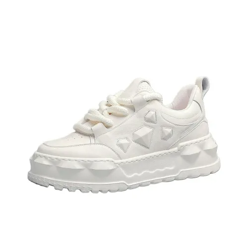 JANE HARLOW Низкий топ Повседневная обувь Мужская Белый