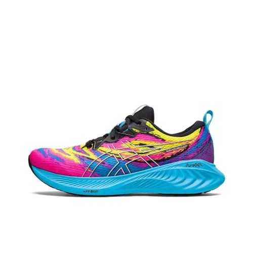 Asics Gel CUMULUS 25 Амортизация Износостойкий Низкий Топ Беговые кроссовки Мужские Красные