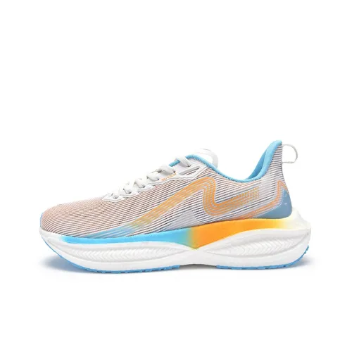 SAIQI Низкий топ Сверхкритические беговые кроссовки Унисекс Пыльно-синий