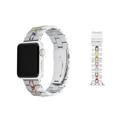 COACH Ремешок Apple Совместимость Нержавеющий Стальной Материал 40 мм